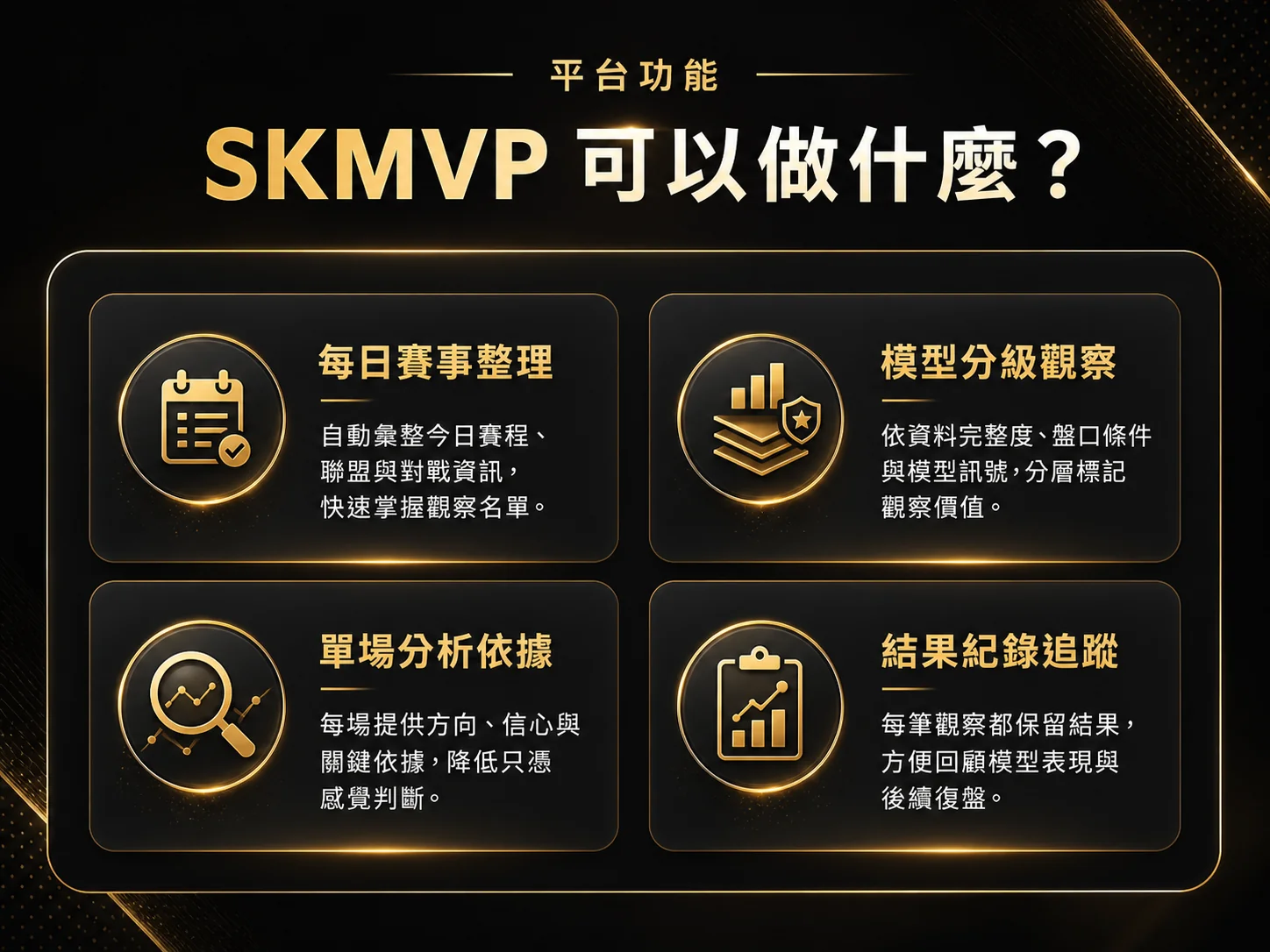 SKMVP 平台功能介紹